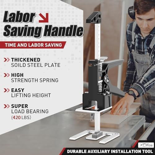 XClifes Labor Saving Arm Jack, 2 Pack Furniture Lifter Tool,Charcoal/Silver