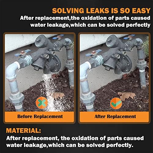 Complete Replacement Repair Kit for 1-1/4" to 2" Models 975XL and 975XL2 Backflow Preventer, Includes Poppets, Springs, Seats and More