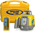 Spectra Precision LL1505C Rotary Laser Kit with HL450 Receiver, GR152 Rod, Tripod, NiMH Battery & Accessories — IP66 Rugged Accuracy - Premium - Small Case