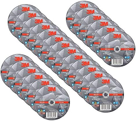 3M Silver Cut-Off Wheel, 87462, 36+, T1, 4 in x 0.06 in x 3/8 in