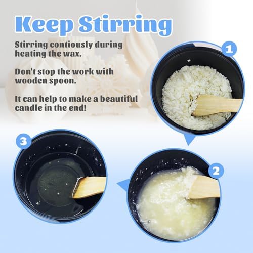 3lbs Soy Wax Melt Making Kit with Electric Wax Melting Pot