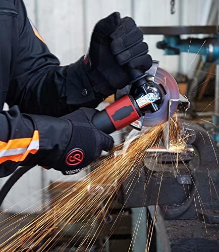 Chicago Pneumatic CP7550-C - Air Grinder Tool, Welder, Woodworking, Automotive Car Detailing, Stainless Steel Polisher, Heavy Duty, Right Angle Grinder, 5 Inch (125 mm), 1.13 HP / 840 W - 12000RPM