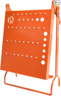 Ladder Platform Attachment,Anti-Slip Extension Ladder Tool,Heavy Duty Ladder Stand Ladder Step,Ladder Accessories Holds 400 Pound (Orange)