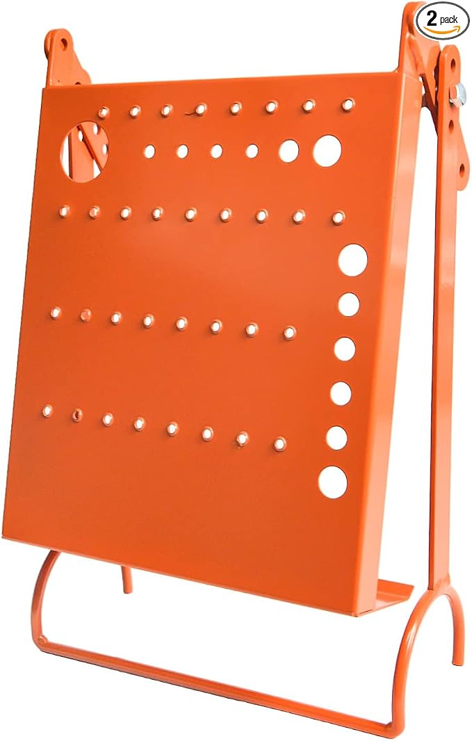 Ladder Platform Attachment,Anti-Slip Extension Ladder Tool,Heavy Duty Ladder Stand Ladder Step,Ladder Accessories Holds 400 Pound (Orange)