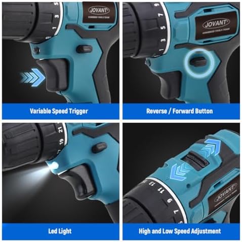 Cordless Power Drill Cleaning Tools Electric Spin Scrubber Extra Large Brush 1500 RPM High Power Electric Scrubber for Cleaning Adjustable Extension Handle, for Tub/Tile/Floor/Car (7Brushes)