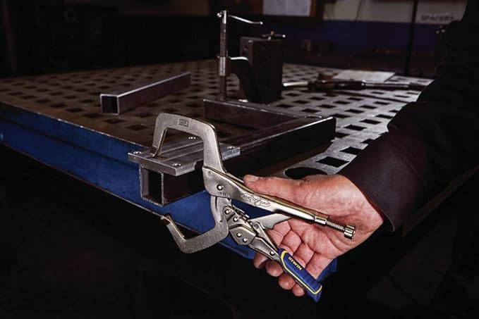 IRWIN VISE-GRIP Welding Pliers, Fast Release, C-Clamp Locking, 11-Inch (IRHT82584)