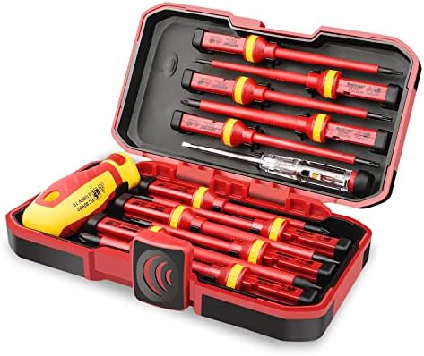 HURRICANE 1000V Insulated Electrician Screwdriver Set with 3 Piece Pliers Set
