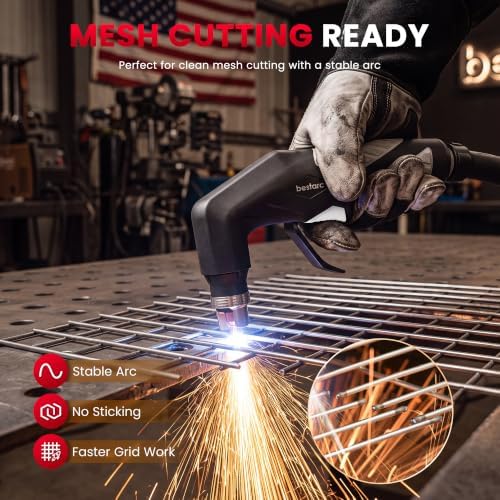 Bestarc Plasma Cutter, [Blow Back Pilot Arc][Large LED][Air Sensor] 65A