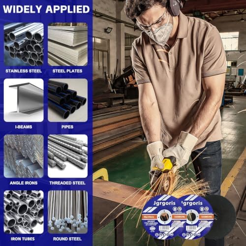 100 Count Cut Off Wheels 4 1/2 Inch, General Purpose Cutting Wheel