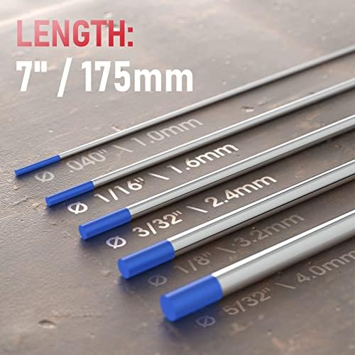 YESWELDER TIG Welding Tungsten Electrode 2% Lanthanated
