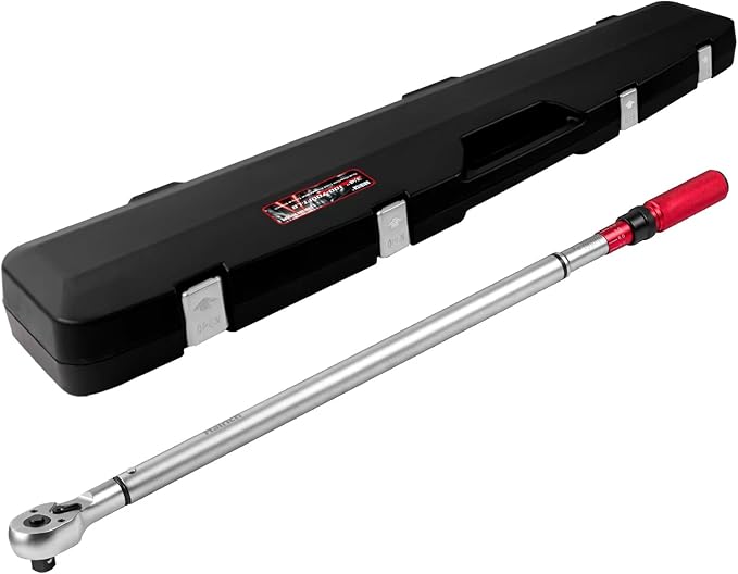 Hairich 3/4-Inch Drive Click Torque Wrench, Dual-Direction Adjustable 48 tooth 100-700ft.lb/136-949Nm, Professional Inch Pound Torque Wrench, for Maintenance Tool and Product Assembly