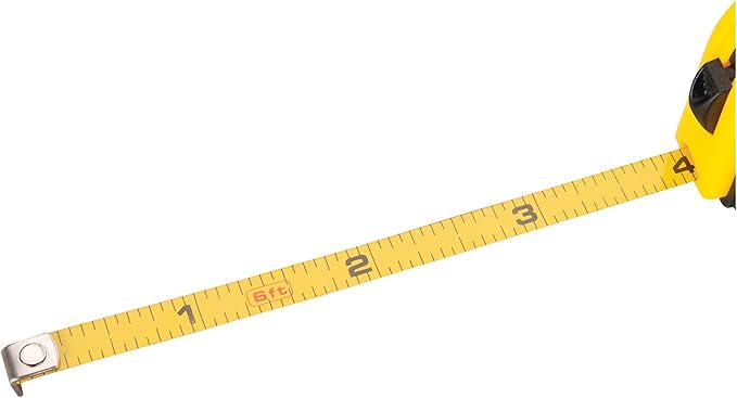 Performance Tool 6' Mini Tape Measure - W5006