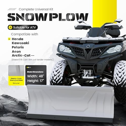 ECOTRIC ATV Snow Plow Blade Kit
