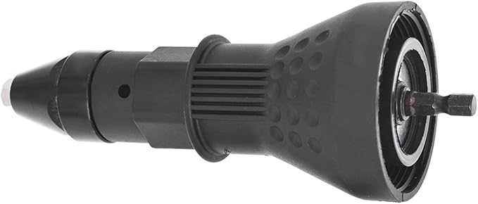 Electric Rivet Nut Gun for Cordless Drill Electric Riveting Tool Insert Nut Adaptor Drill Adapter Insert Nut Hand Power Tool Accessories (Black)