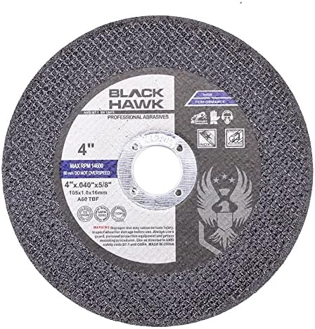 BHA 4" x.040 x5/8" Cut-Off Wheels for Metal & Stainless - 25 Pack