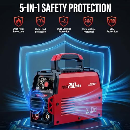 110V Welder Machine with Pulse, 20-200A 2-IN-1 STICK/TIG