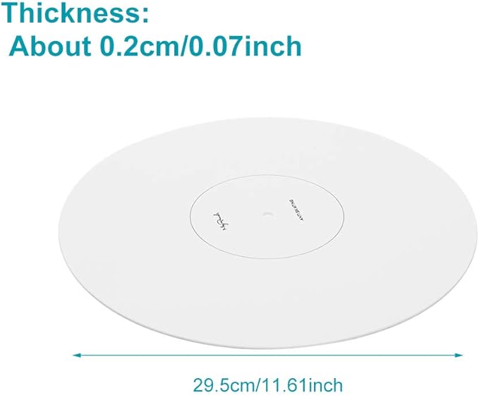 Acrylic Turntable Mat Cartridge Alignment Protractor Phonograph Cartridge Alignment Tool Anti Slip LP Record Calibration Plate for Turntable Accessories