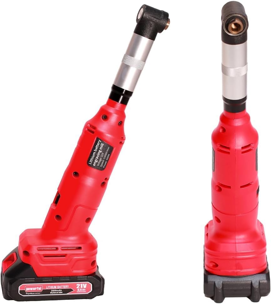 600W Cordless Die Grinder Sander Polisher Grinding Mini Grinder Electric Tool Set for Tile Cleaning, Contour Grinding, Variable Speed, 15000 RPM, w/Lithium Ion Batteries, Charger, Carry Case