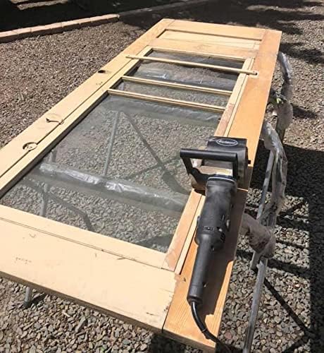 Eastwood Contour SCT Surface Conditioning Tool With Storage Rack | Heavy Duty Automotive Metal Preparation Tools Includes 120 Grit Finishing Drum 80 and 120 Grit Stripping Drums