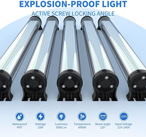 25W IP66 Explosion Proof Lights Led Machine Lightor CNC Machine 120v