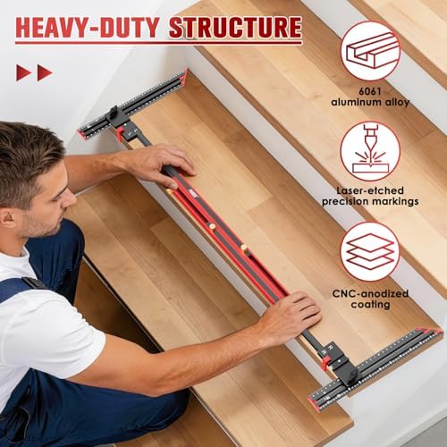 Stair Tread Template Tool - No Assembly Required Stair Tread Jig