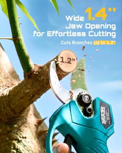 SEESII 3-in-1 Cordless Hedge Trimmer, Grass Shear & Electric Pruning Shears