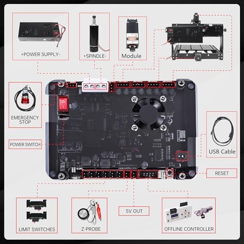 CNCTOPBAOS 3020 Plus CNC Router 500W GRBL Desktop Milling Engraving Machine