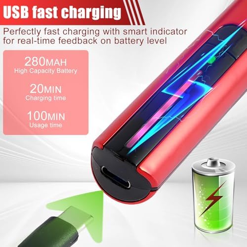 Reciprocating Sander USB Quick Charging Electric Sanding Pen with 8pcs Sanding Head 3 Gears Adjustable Mini Pen Sander Tool Portable Polishing Machine for Small Sandings Precision Polishing DIY