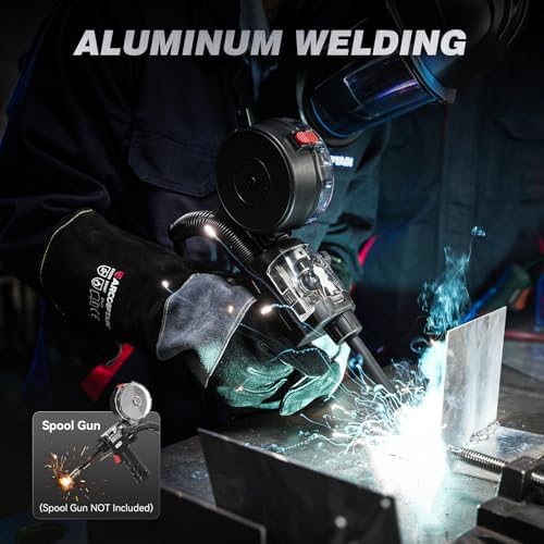 ARCCAPTAIN Pulse MIG Welder 200A Aluminum Welding Machine 110V 220V MIG200P