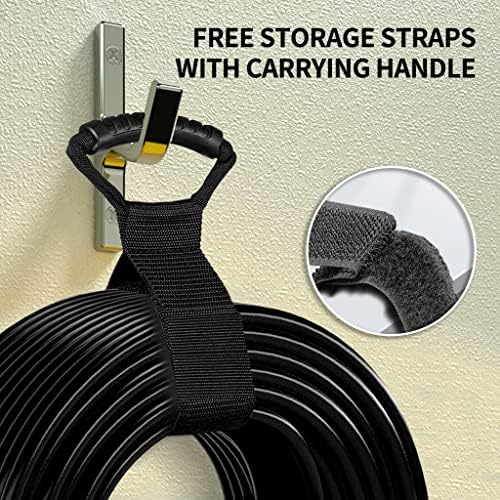 HUANCHAIN Indoor Outdoor Black Extension Cord 200 FT Waterproof 16/3 Gauge