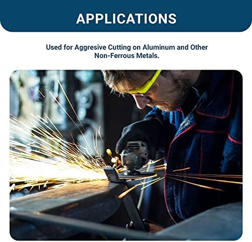 Benchmark Abrasives 7" Type 1 Aluminum Cutting Wheel 0.045" Thick 7/8" Arbor, Metal Cutting Grinding Wheel, Angle Grinding Cutting Wheel Max. RPM 8600-25 Pack