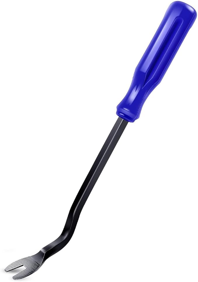GOOACC Car Panel/Upholstery Remover Ergonomic Stainless Steel Fastener Remover - Easily Removes Plastic Fasteners Reduces Damage to Panels and Loss of Clips Blue