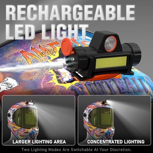 YESWELDER Auto Darkening Welding Helmet with LED, 180° View, LYG-Q800D-AF