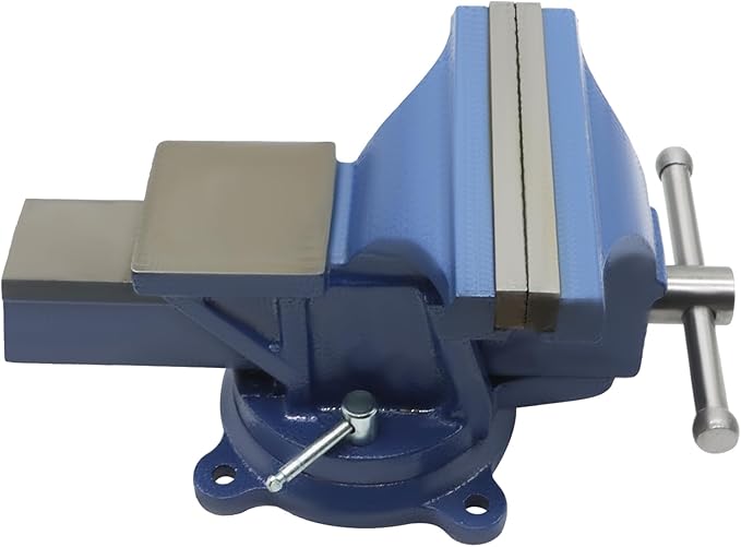 Nakkaa 6-Inch Vise Lightweight Ball Ink Table Work Bench Vice 6 with Rotating Base 6.25KG/13.77IB