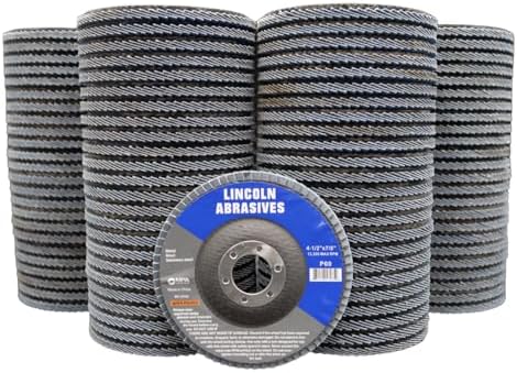 200-Pack Flap Disc 60 Grit 4.5" x 7/8" Sanding Discs