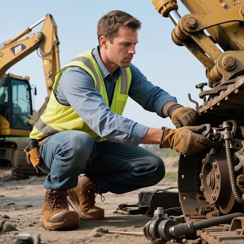 NORTIV 8 Composite Toe Work Boots for Men Waterproof