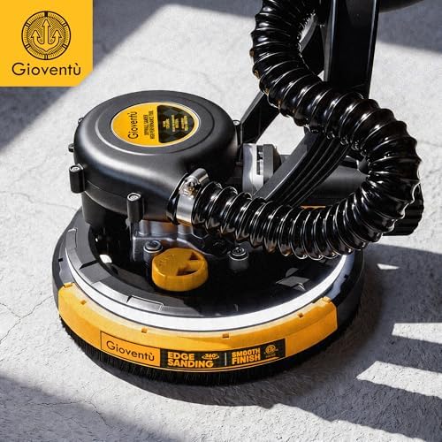 Electric Drywall sander with Vacuum, NSK Bearing& 26' Cord for Ceiling&Wall