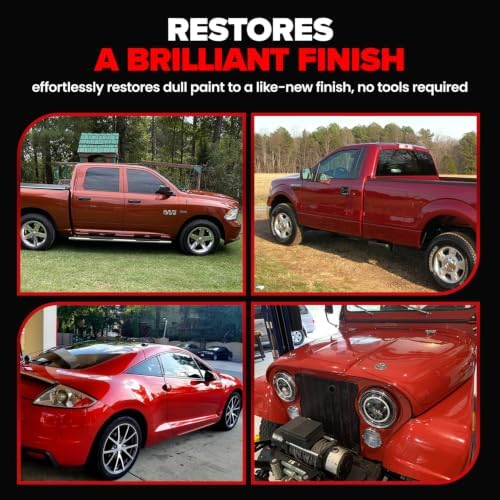 Carfidant Red Scratch & Swirl Remover Polish for Red Cars & Restorer