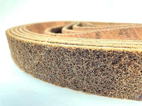 BLUEROCK Brand 1.5" x 30" Pack of 5 Belts COARSE GRIT Nylon Non-Woven Sanding Belt Abrasive Material fits 40A & Metabo