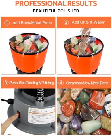 9LBS Vibratory Tumbler Polishing Machine