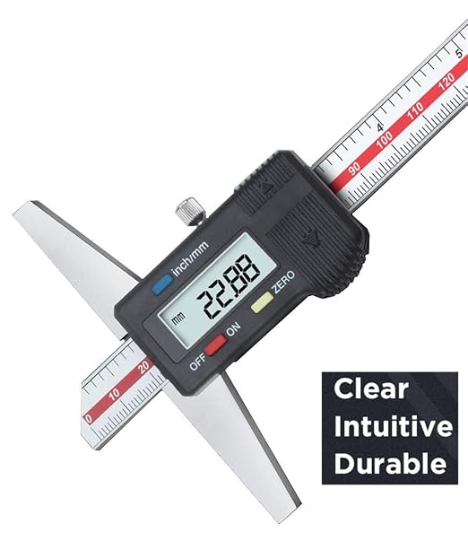 Depth Gauge Vernier Caliper,0-6"/150mm,0-8"/200mm,0-12"/300mm (Digital 0-150mm)