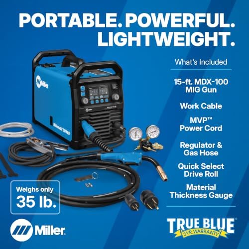 Millermatic® 211 PRO MIG Welder Machine, Dual-Voltage, Auto-Set™