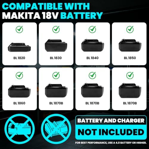 Cordless Belt Sander, Brushless Motor, for Makita 18V Battery(Tool Only)