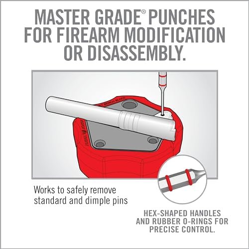 Real Avid 11-Piece Pin Punch Set - Portable All-in-One Punch Set with Storage Case - Choose Between Roll Pin, Standard or Brass and Steel Set