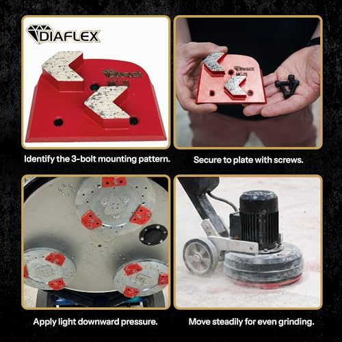 Diaflex Double Arrow Grinding Tool, 25 Grit Medium Bond, 3 Pack
