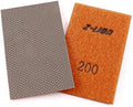 Z-Lion Diamond Abrasive Paper Sheets 200 Grit Diamond Sandpaper Nylon Back for Grinding Stone Glass Ceramic(1 Pcs)