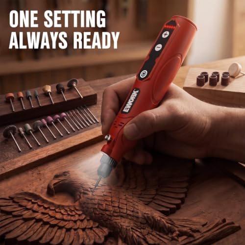 EWORK 448PCS Mini Rotary Tool, 5-Speed Rotary Tool Kit for DIY Enthusiasts