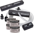 Eastwood Elite Contour DSB Dustless Auto Body Sanding Block Master Kit | DIY Automotive Sanding Blocks and Contour Hand Sander for Drywall & Autobody Paint Works| 3 Sanders, Hose & (4) Sandpaper Rolls