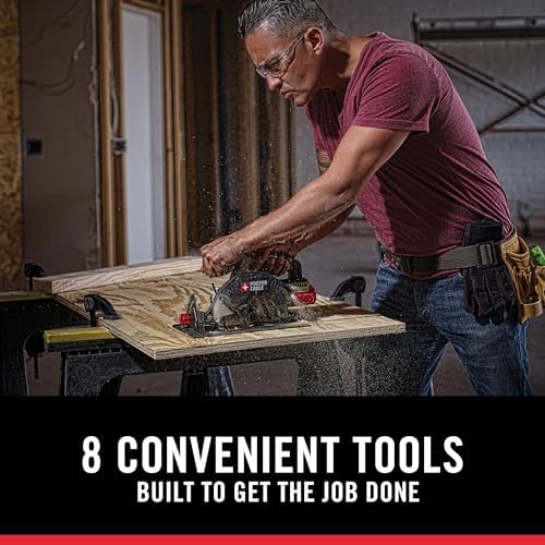 PORTER-CABLE 20V MAX Lithium Ion 8-Tool Set, 2 Batteries & Charger Included (PCCK6118)