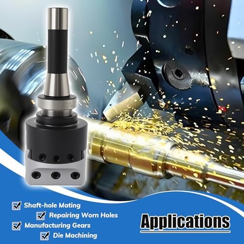 R8 Boring Head 2Inch Shank Boring Tool Set and 6Pcs 1/2" Carbide Boring Bar